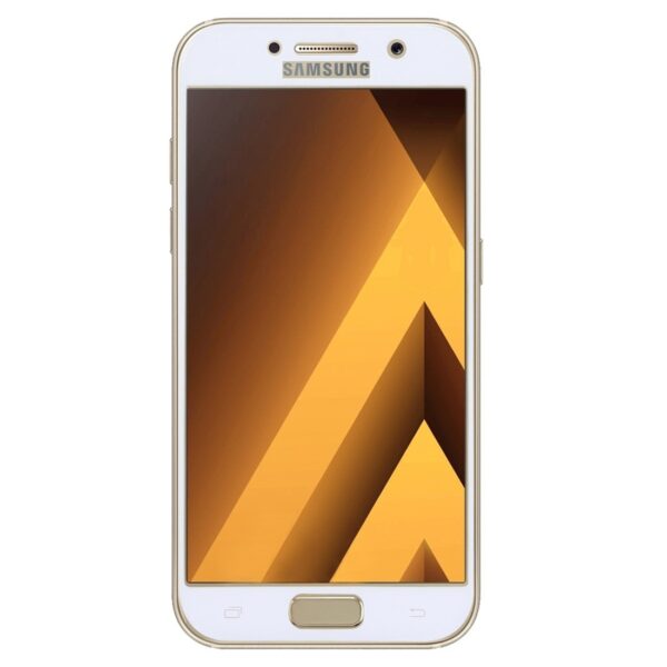 Samsung Galaxy A5 2017 Εμπρός και Πλάγια Full Screen Λευκό Προστατευτικό Τζαμάκι Tempered Glass White