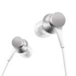 Original Xiaomi Piston Γνήσια In-Ear Stereo Earphone with Wire Control + Mic, Answering and Rejecting Call Silver (ZBW4355TY)