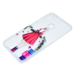 Huawei P10 Lite Διάφανη Θήκη Σιλικόνης Με Σχέδιο Silicone Case Holiday Girl