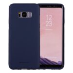 Samsung Galaxy S8+ Plus Goospery Soft Feeling Θήκη Σιλικόνης Σκούρο Μπλε Silicone Case Midnight Blue