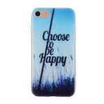 iPhone SE 2022 / SE 2020 / 8 / 7 Θήκη Σιλικόνης Διάλεξε Την Ευτυχία Silicone Case