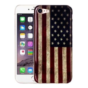 iPhone SE 2022 / SE 2020 / 8 / 7 Θήκη Σιλικόνης Η Σημαία Της Αμερικής Silicone Case