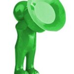 Phone Holder 3D Άνθρωπος Στήριγμα Πράσινο