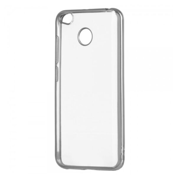Forcell Xiaomi Redmi 4X Θήκη Σιλικόνης Διάφανη - Silver