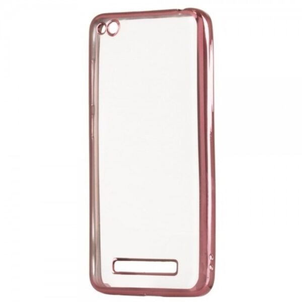 Forcell Xiaomi Redmi 4X Θήκη Σιλικόνης Διάφανη - Pink