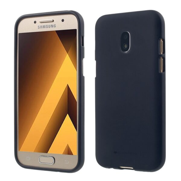 Samsung Galaxy J7 2017 Goospery Soft Feeling Θήκη Σιλικόνης Σκούρο Μπλε Silicone Case Midnight Blue