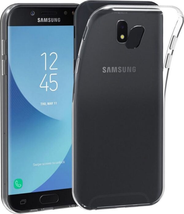 Samsung Galaxy J3 2017 Θήκη Σιλικόνης Διάφανη J330 Silicone Case Ultra Slim 0,3mm Transparent