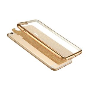 Huawei P9 Lite Θήκη Σιλικόνης Χρυσή Elektro Glitter Case Gold