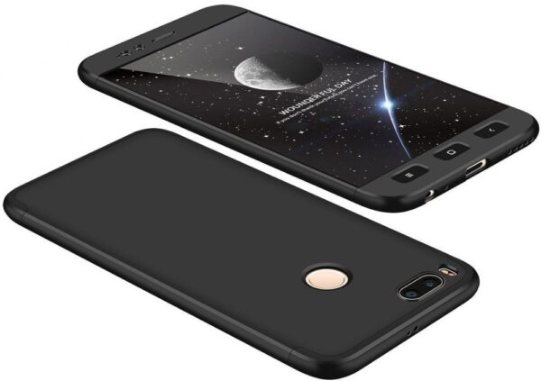 Xiaomi Mi A1 / Mi 5X Full Coverage Protective Case Back Hard Case Black Xiaomi Mi A1 / Mi 5X Full Coverage Protective Case Back Hard Case Black