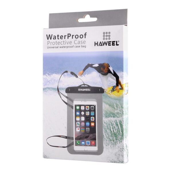 Αδιάβροχη Θήκη HAWEEL Universal 4,5" - 5,8" Black Waterproof Μαύρη