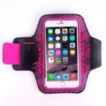 Armband Case Εώς 5,5'' Colorful Sport Με Φωτισμό Led Ροζ Armband Case with LED Lighting