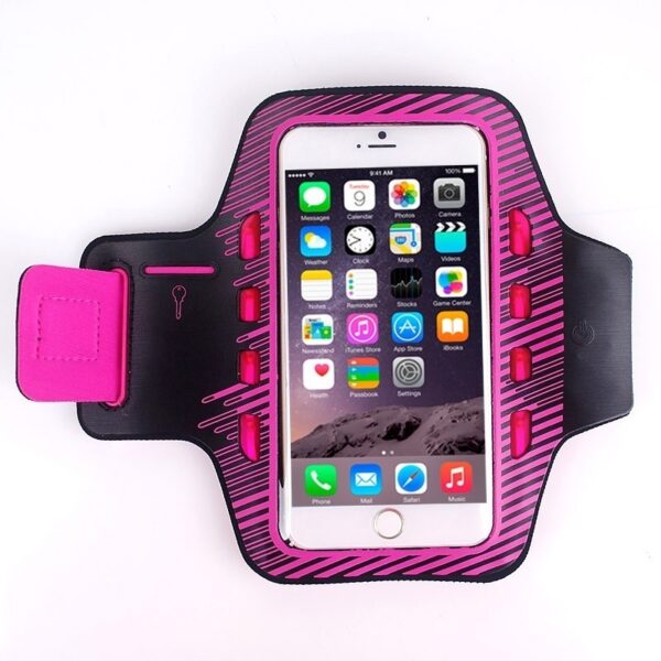 Armband Case Εώς 5,5'' Colorful Sport Με Φωτισμό Led Ροζ Armband Case with LED Lighting Armband Case Εώς 5,5'' Colorful Sport Με Φωτισμό Led Ροζ Armband Case with LED Lighting