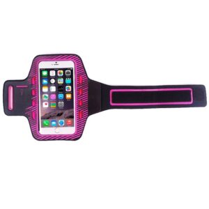 Armband Case Εώς 5,5'' Colorful Sport Με Φωτισμό Led Ροζ Armband Case with LED Lighting
