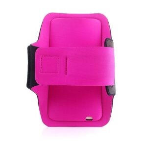 Armband Case Εώς 5,5'' Colorful Sport Με Φωτισμό Led Ροζ Armband Case with LED Lighting