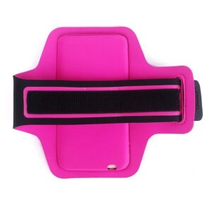 Armband Case Εώς 5,5'' Colorful Sport Με Φωτισμό Led Ροζ Armband Case with LED Lighting