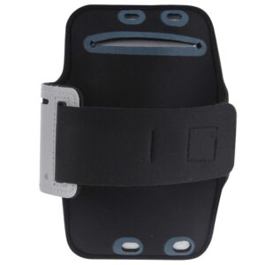Sport Armband Εως 5.5'' Με Θέση Για Κλειδιά Και HandsFree Case with Earphone Hole and Key Γκρι