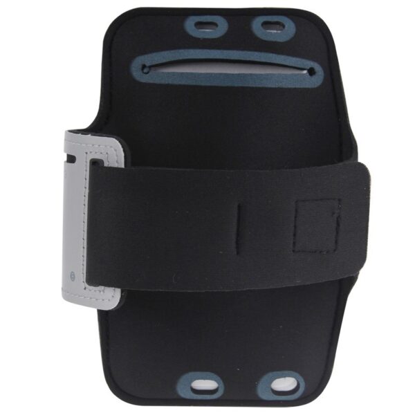 Sport Armband Εως 5.5'' Με Θέση Για Κλειδιά Και HandsFree Case with Earphone Hole and Key Γκρι