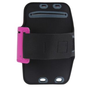 Sport Armband Εως 5.5'' Με Θέση Για Κλειδιά Και HandsFree Case with Earphone Hole and Key Ροζ