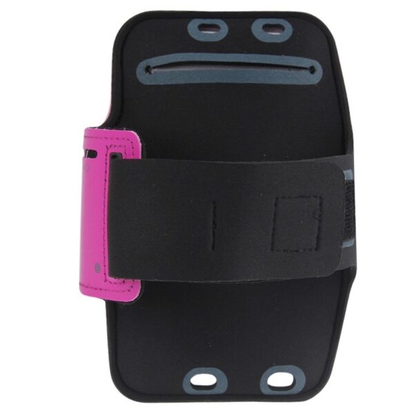 Sport Armband Εως 5.5'' Με Θέση Για Κλειδιά Και HandsFree Case with Earphone Hole and Key Ροζ