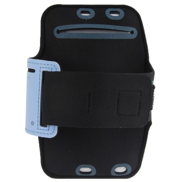 Sport Armband Εως 5.5'' Με Θέση Για Κλειδιά Και HandsFree Case with Earphone Hole and Key Μπλε
