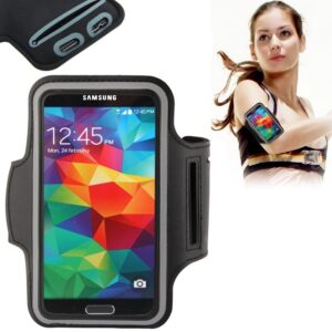 Sport Armband Εως 5.2'' Με Θέση Για Κλειδιά Και HandsFree Case with Earphone Hole and Key Μαύρο