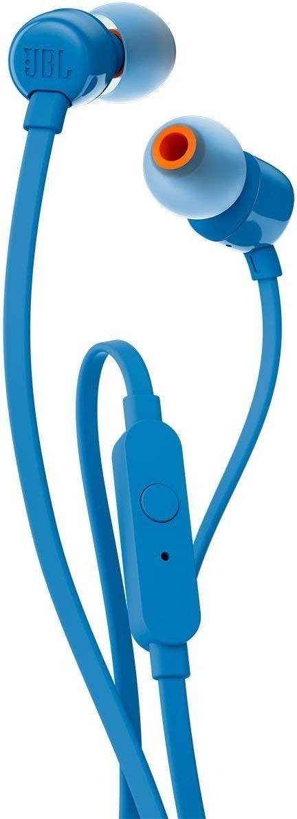 Handsfree JBL T-110 in-Ear Headphones stereo Blue Handsfree JBL T-110 in-Ear Headphones stereo Blue