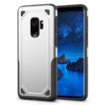 Samsung Galaxy J6 2018 Σκληρή Θήκη Σιλικόνης Shockproof Rugged Armor Hard Case Silver