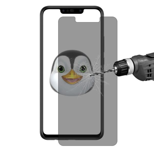 Huawei P Smart Plus Φιμέ ENKAY 2.5D Privacy Anti-glare Προστατευτικό Τζαμάκι Μαύρο 9H