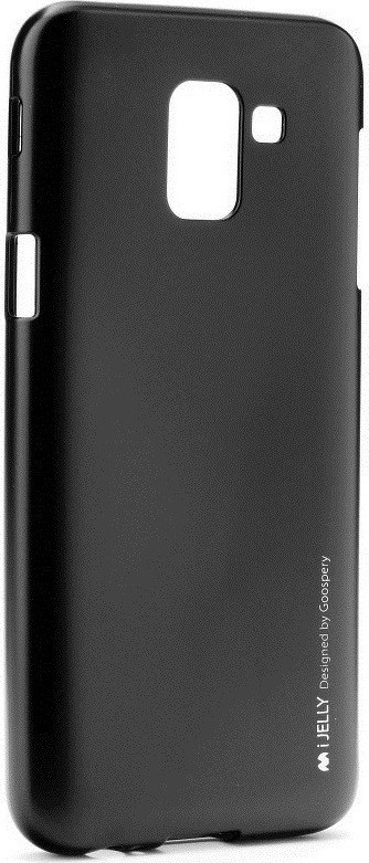 Samsung Galaxy J6 Plus 2018 Goospery iJelly Case Θήκη Σιλικόνης Μαύρο Silicone Case Black