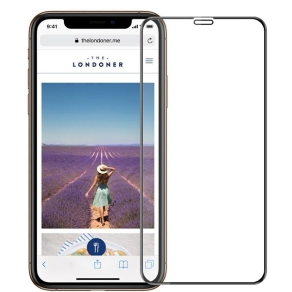 iPhone XS Max Προστατευτικό Τζαμάκι Μαύρο 5D Full Glue Full Face Tempered Glass Black iPhone XS Max Προστατευτικό Τζαμάκι Μαύρο 5D Full Glue Full Face Tempered Glass Black