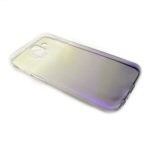 Samsung Galaxy J6 Plus Θήκη Σιλικόνης Ombre Διαφανές Μαύρο Silicone Case Black