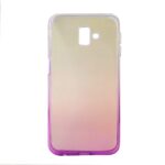 Samsung Galaxy J6 Plus Θήκη Σιλικόνης Ombre Διαφανές Βιολετί Silicone Case Violet