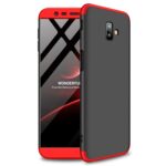 Samsung Galaxy J6 Plus GKK Full Coverage Protective Σκληρή Θήκη Μαύρο Κόκκινο Hard Case Black - Red