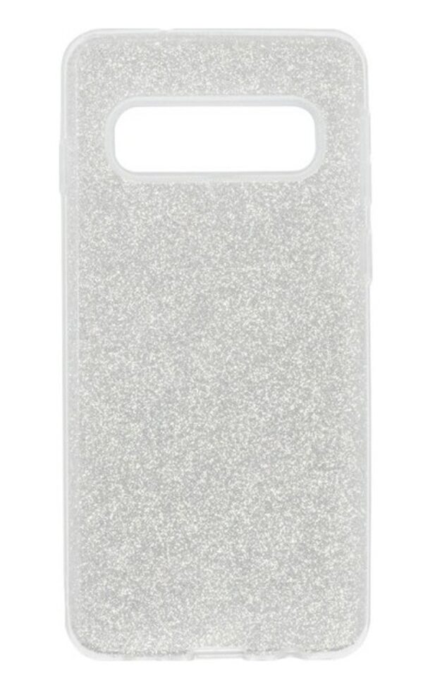 Forcell Samsung Galaxy S10e Shining Θήκη Σιλικόνης - Silver