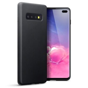 Samsung Galaxy S10 Σιλικόνης Μαύρη Matt Silicone Case Black