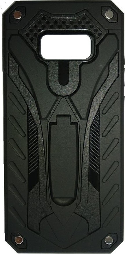 Samsung Galaxy S10e Θήκη Σιλικόνης Μαύρη Defender With Stand Case Black Samsung Galaxy S10e Θήκη Σιλικόνης Μαύρη Defender With Stand Case Black