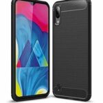 Forcell Samsung Galaxy M10 / A10 Brushed Carbon Θήκη Σιλικόνης - Black