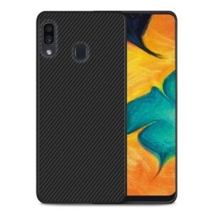 Forcell Samsung Galaxy A30 Matte Carbon Θήκη Σιλικόνης - Black