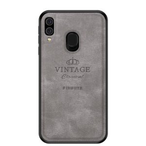 Pinwuyo Samsung Galaxy A40 Shockproof Waterproof Θήκη Σιλικόνης - Grey