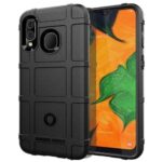 Forcell Samsung Galaxy A40 Full Coverage Shockproof Θήκη Σιλικόνης - Black