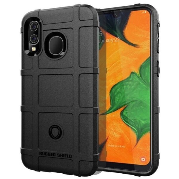 Forcell Samsung Galaxy A40 Full Coverage Shockproof Θήκη Σιλικόνης - Black Forcell Samsung Galaxy A40 Full Coverage Shockproof Θήκη Σιλικόνης - Black