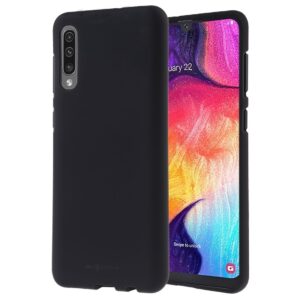 Θήκη Samsung Galaxy A50 / A30s Σιλικόνης Μαύρη Goospery Soft Feeling Silicone Case Black (8809661786573)