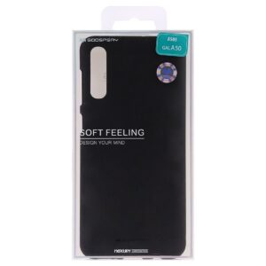 Θήκη Samsung Galaxy A50 / A30s Σιλικόνης Μαύρη Goospery Soft Feeling Silicone Case Black (8809661786573)