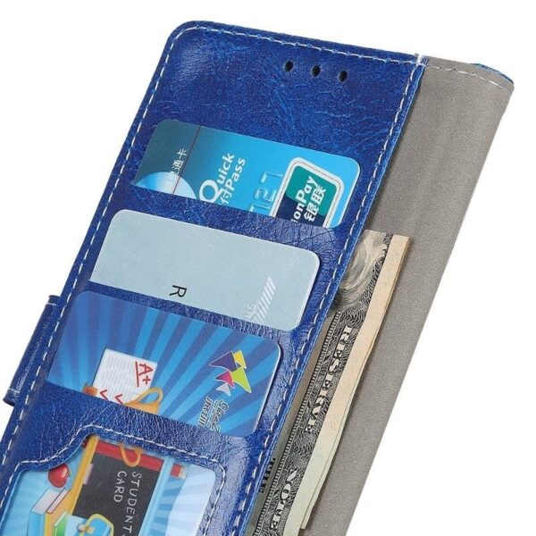 Θήκη Samsung Galaxy A50 / Α30s Βιβλίο Μπλε Retro Crazy Horse Texture Horizontal Flip Leather Case with Holder & Card Blue