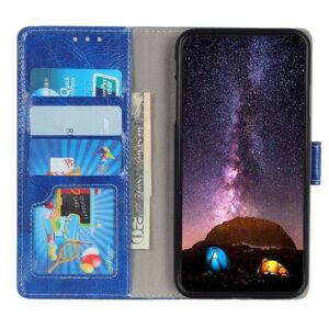 Θήκη Samsung Galaxy A50 / Α30s Βιβλίο Μπλε Retro Crazy Horse Texture Horizontal Flip Leather Case with Holder & Card Blue