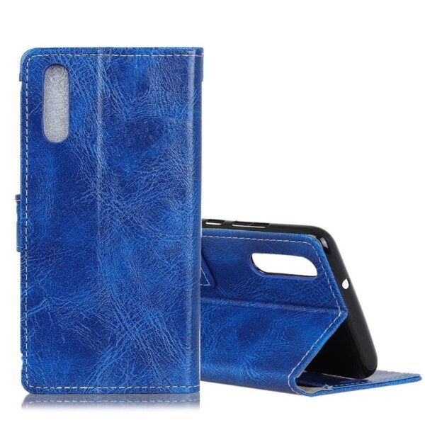Θήκη Samsung Galaxy A50 / Α30s Βιβλίο Μπλε Retro Crazy Horse Texture Horizontal Flip Leather Case with Holder & Card Blue