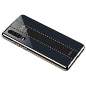 Huawei P30 Σκληρή Θήκη Μαύρη Καθρέφτης Electroplated Mirror Glass Case Black