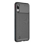 Samsung Galaxy M10 / A10 Θήκη Σιλικόνης Μαύρο Carbon Fiber Silicone Case Black
