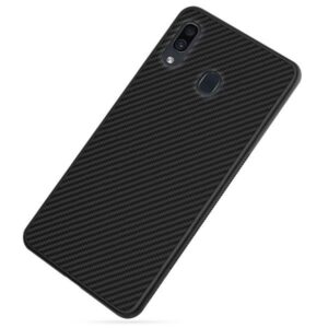 Samsung Galaxy A30 Θήκη Σιλικόνης Μαύρη Carbon Matt Silicone Case Black