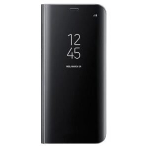 Samsung Galaxy A40 Θήκη Βιβλίο Μαύρο Clear View Stand Black